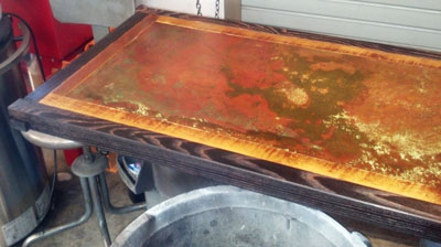 Sikora Colorado Springs Recycles a Kitchen Countertop into a Table